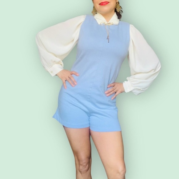 Zara Baby Blue Jumpsuit-  Romper   Small - Picture 4 of 9